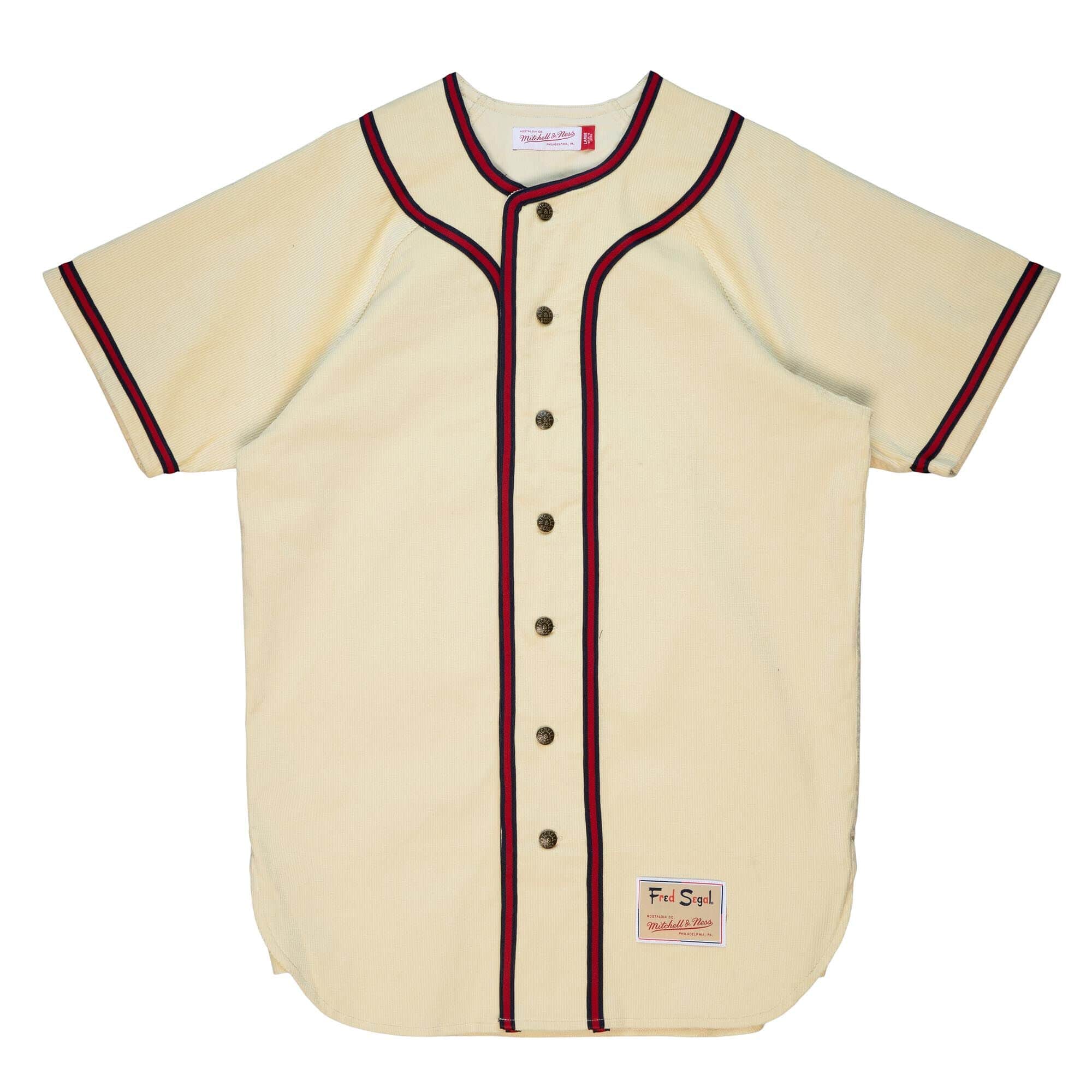 M&N x Fred Segal Corduroy Baseball Jersey – Supreme Sports Style
